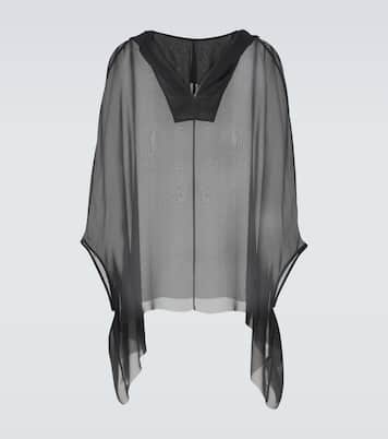 Silk hoodie | Rick Owens