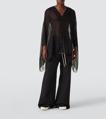 Silk hoodie | Rick Owens