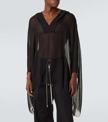 Silk hoodie | Rick Owens