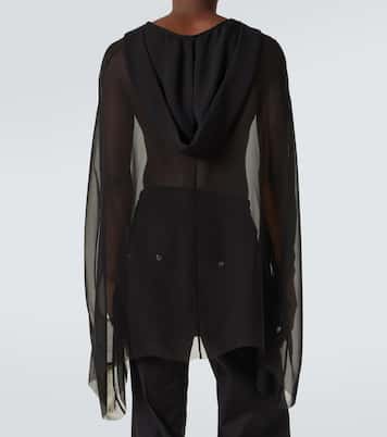 Silk hoodie | Rick Owens