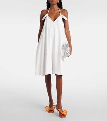 Pantoletten Ilia aus Mesh und Veloursleder | Gianvito Rossi