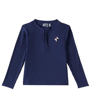 Harvie embroidered rashguard top | Donsje