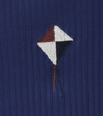 Harvie embroidered rashguard top | Donsje