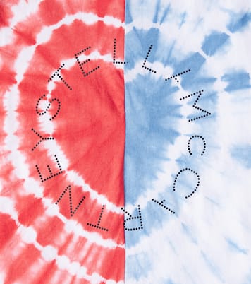 Tie-dye colorblocked cotton jersey T-shirt | Stella McCartney Kids
