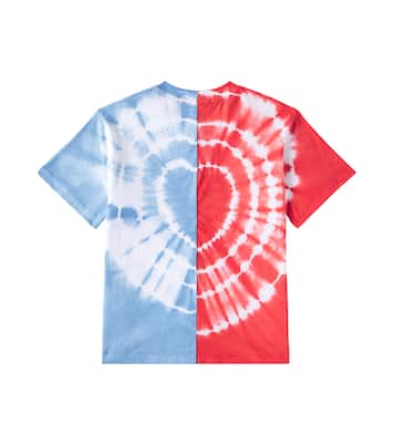 Tie-dye colorblocked cotton jersey T-shirt | Stella McCartney Kids