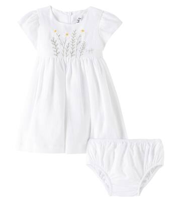 Baby linen dress | Il Gufo