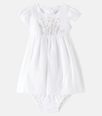 Baby linen dress | Il Gufo