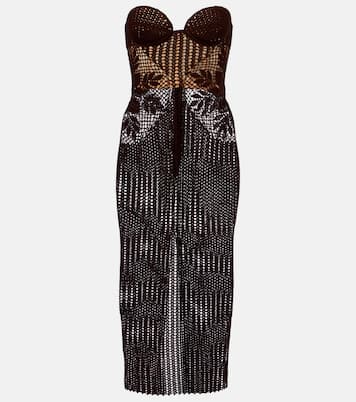 Bustier-Kleid aus Häkelstrick | Magda Butrym