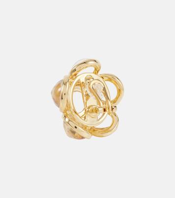 Boucles d’oreilles clip Flower | Saint Laurent