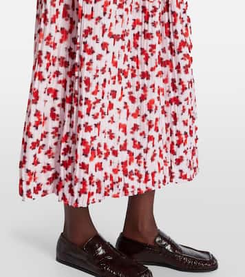 Robe midi à fleurs | Jil Sander