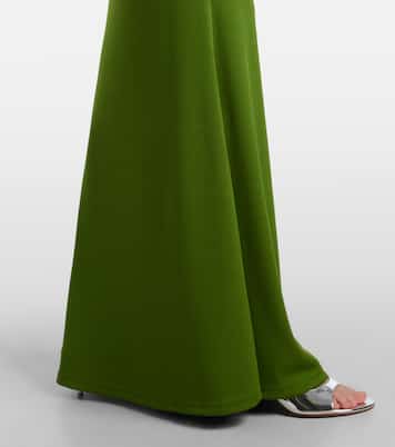 Verziertes Maxikleid Crystal Pin Cutaway | Christopher Esber