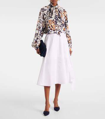 Bluse Cerere aus Jacquard | La DoubleJ