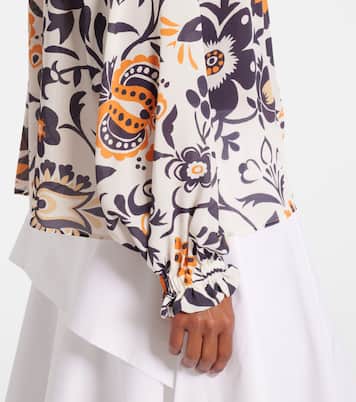 Bluse Cerere aus Jacquard | La DoubleJ