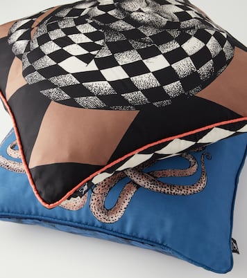 Kissen High Fidelity aus Seide | Fornasetti