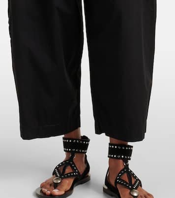 Pantalon ample Sophia en coton | Velvet