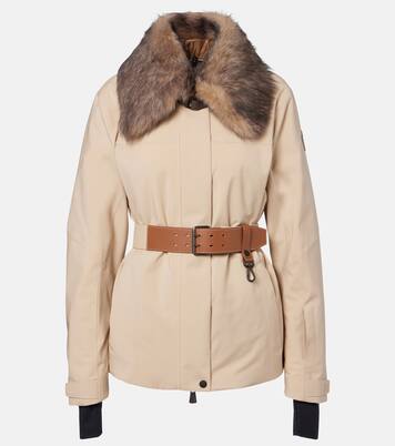 Vizelles shearling-trimmed down jacket | Moncler Grenoble