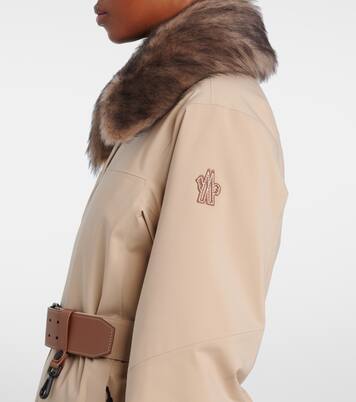 Vizelles shearling-trimmed down jacket | Moncler Grenoble