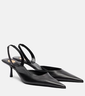 Misty 55 leather slingback pumps | Saint Laurent