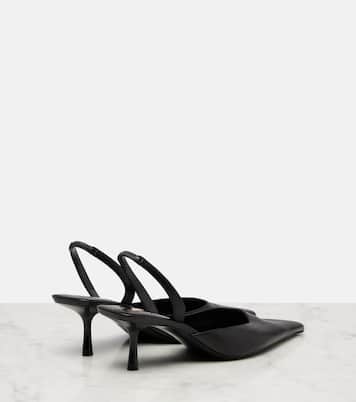 Misty 55 leather slingback pumps | Saint Laurent