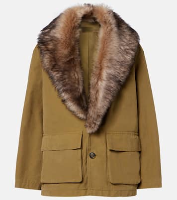 Ronay shearling-trimmed cotton parka | Nili Lotan