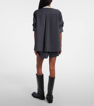 Pull rayé en laine | Sacai