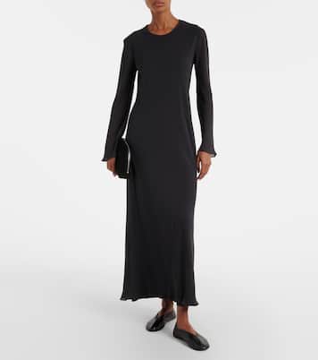 Clutch Devon aus Veloursleder | The Row