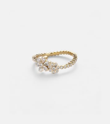 Cosmos Fleur 18kt gold ring with diamonds  | Sophie Bille Brahe