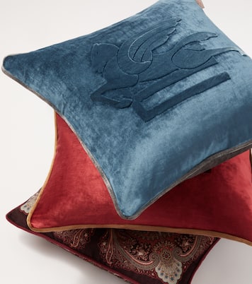 New Pegaso embroidered cushion | Etro