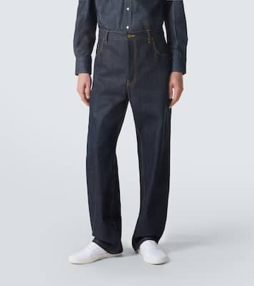 Cropped straight jeans | Thom Browne