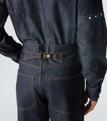 Cropped straight jeans | Thom Browne