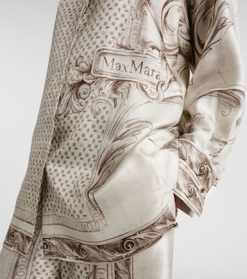 Grado printed silk satin shirt | Max Mara