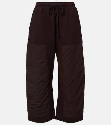 Jamie patchwork cotton terry swetapants | Leset