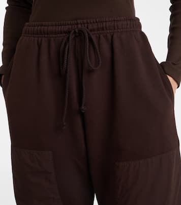 Jamie patchwork cotton terry swetapants | Leset