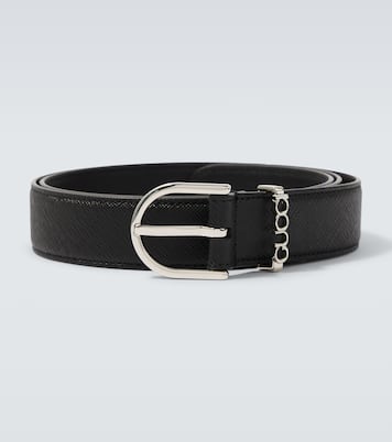 Ceinture Gucci Script en cuir | Gucci