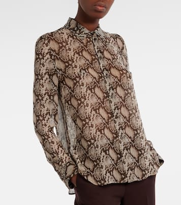 Bedrucktes Hemd Gaia aus Seide | Nili Lotan