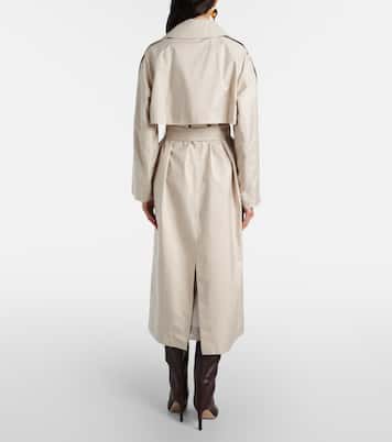 The Cube Delfino twill trench coat | Max Mara