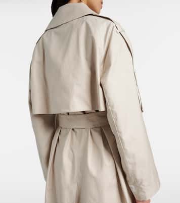 The Cube Delfino twill trench coat | Max Mara