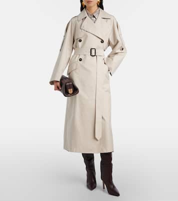 The Cube Delfino twill trench coat | Max Mara