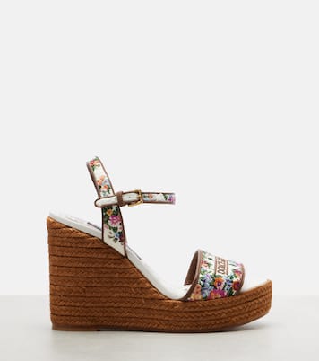 Floral embroidered espadrille wedges | Dolce&Gabbana