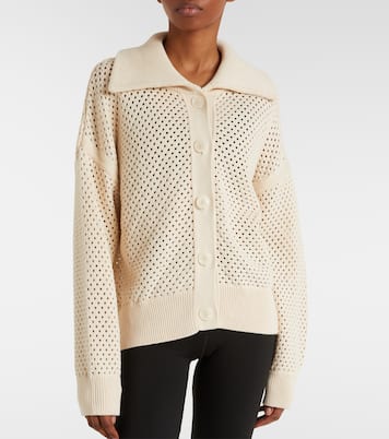 Myrtle pointelle cotton cardigan | Varley