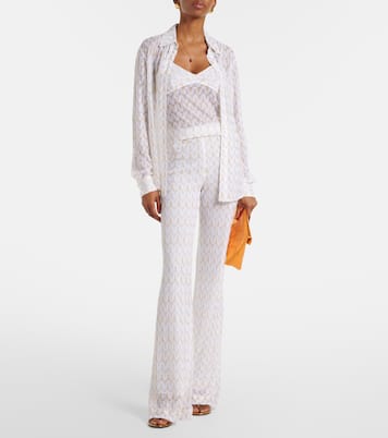 Pantalones flared de lamé | Missoni
