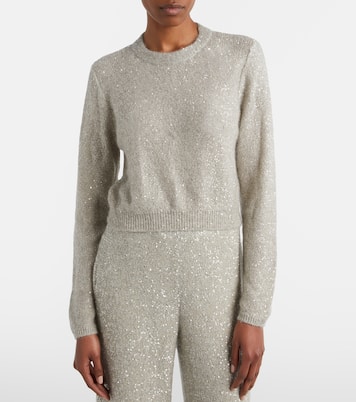 Pullover mit Pailletten | Brunello Cucinelli