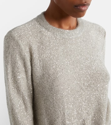 Pullover mit Pailletten | Brunello Cucinelli