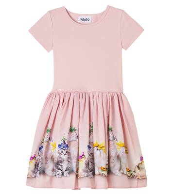 Printed cotton-blend dress | Molo