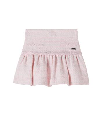 Falda de tweed en mezcla de algodón | Monnalisa