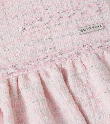 Falda de tweed en mezcla de algodón | Monnalisa