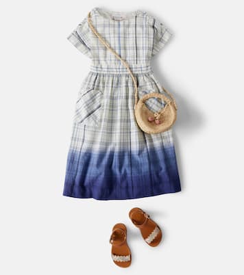 Robe Edelweiss en coton à carreaux | Bonpoint