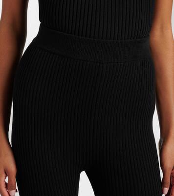 Pantalones Capri en mezcla de algodón con bordado | Ganni