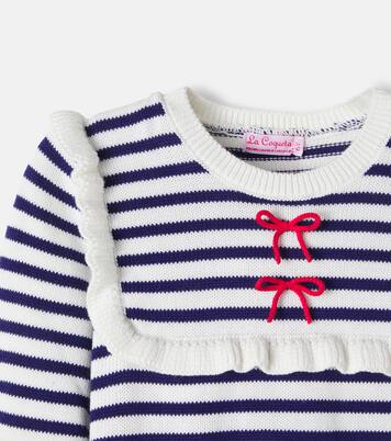 Candela striped cotton sweater | La Coqueta