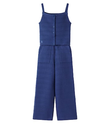 Crochet cotton tank top and pants set | Polo Ralph Lauren Kids
